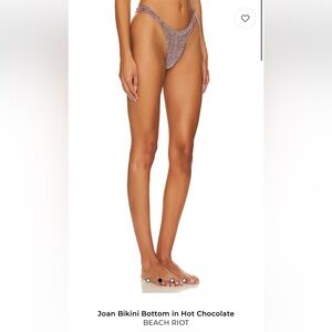 Beach Riot Joan Bikini Bottom in Hot Chocolate - Size M (set available)
